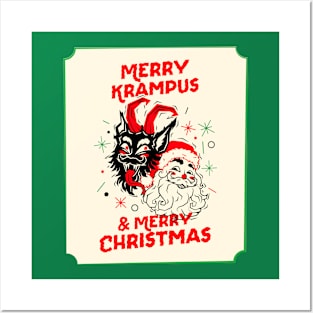 Merry Krampus & Merry Christmas Posters and Art